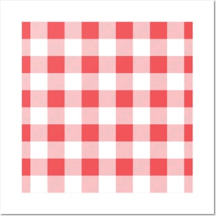 Northeastern farmer pattern good red Posters and Art